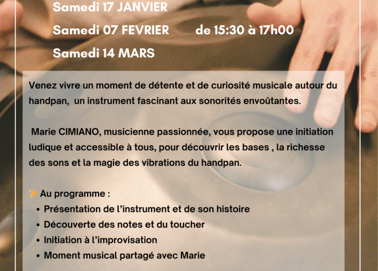 Découverte et Initiation du Handpan