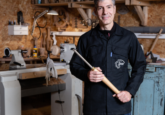 Atelier de Sébastien Bouisset, tourneur d’art sur bois