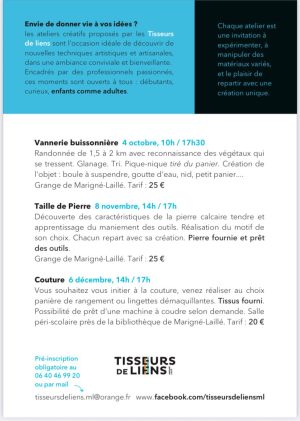 Atelier – Taille de pierre
