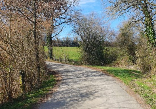 Circuit entre église et campagne
