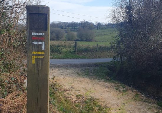 Circuit entre église et campagne