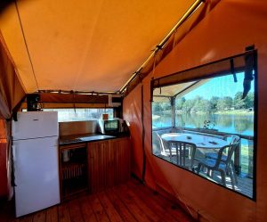Bungalow toilés au camping du domaine du Houssay