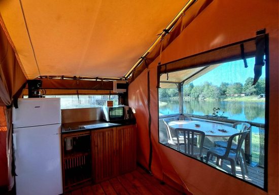 Bungalow toilés au camping du domaine du Houssay