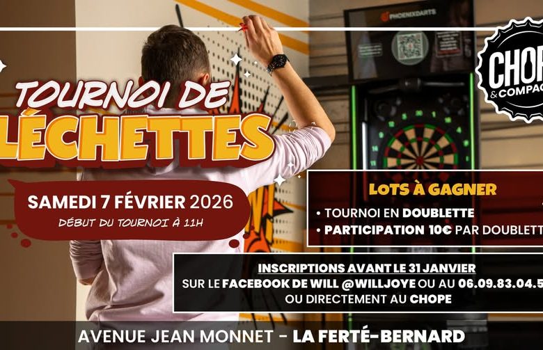 Tournoi de fléchettes