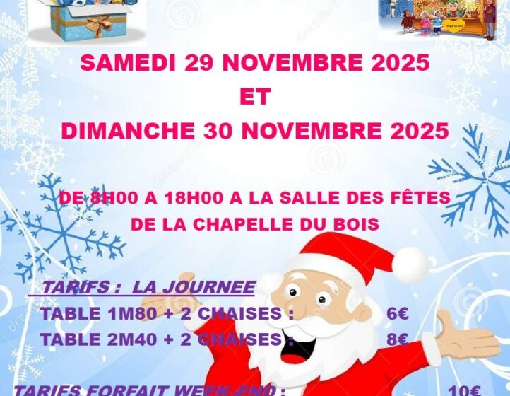 Marché de Noël et bourse aux jouets