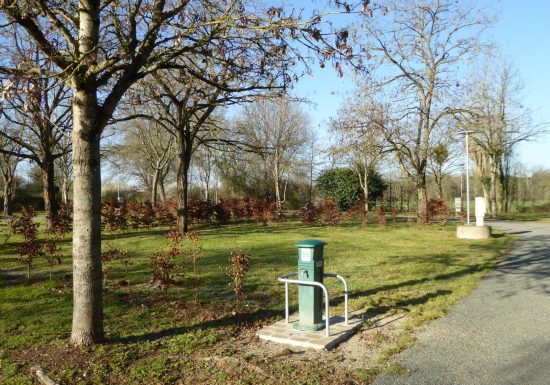 Motorhome service station in Sans Souci campsite