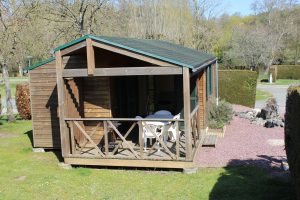 Le Sans Souci campsite – 4 person wooden cottage
