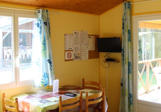 Le Sans Souci campsite – 4 person wooden cottage