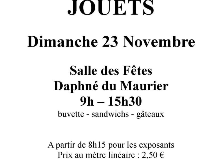 BOURSE AUX JOUETS