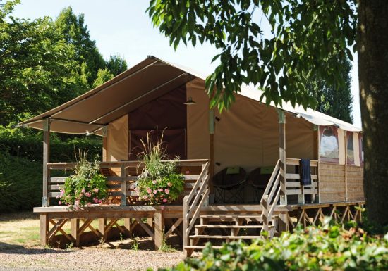 BUNGALOW TOILE CARAÏBES- CAMPING DES PORTES DU PERCHE