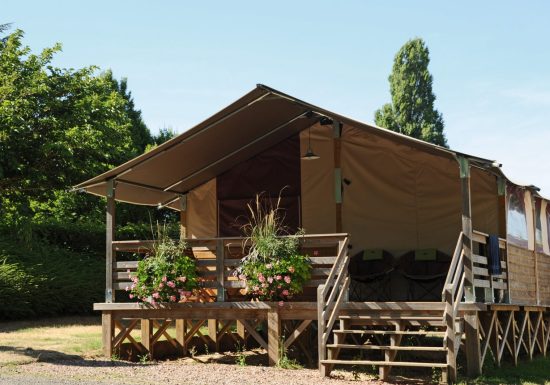 BUNGALOW TOILE LODGE CONFORT – CAMPING DES PORTES DU PERCHE