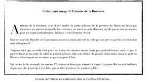 L’étonnant voyage d’Artémise