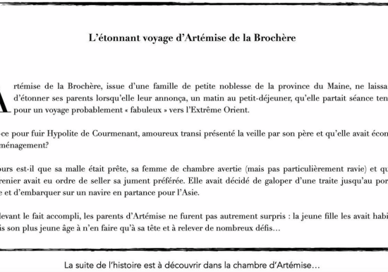 L’étonnant voyage d’Artémise