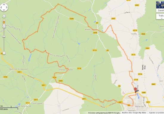 CIRCUIT VTT N°4 – ROUGE – DÉPART DE MAMERS