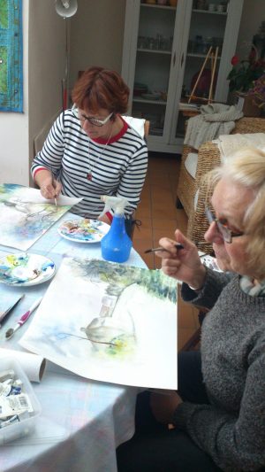 Peinture en Flèche