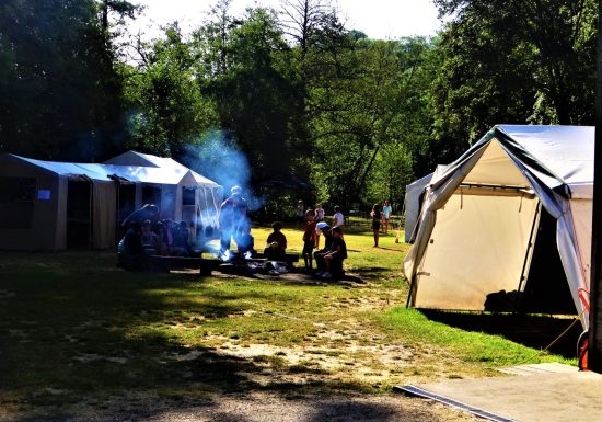 Le Pont nature camping area