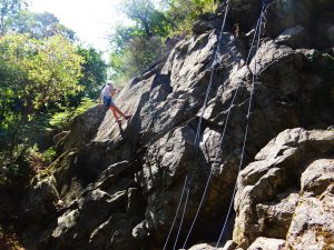 Rock climbing with Préférence Plein Air