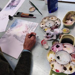 Peinture en Flèche