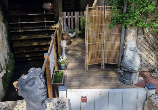 La chambre du Meunier – Moulin de Barutel avec spa et hammam