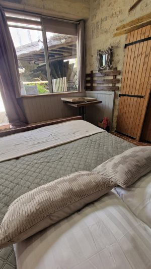 La chambre du Meunier – Moulin de Barutel avec spa et hammam