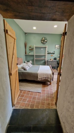 La chambre du Meunier – Moulin de Barutel avec spa et hammam