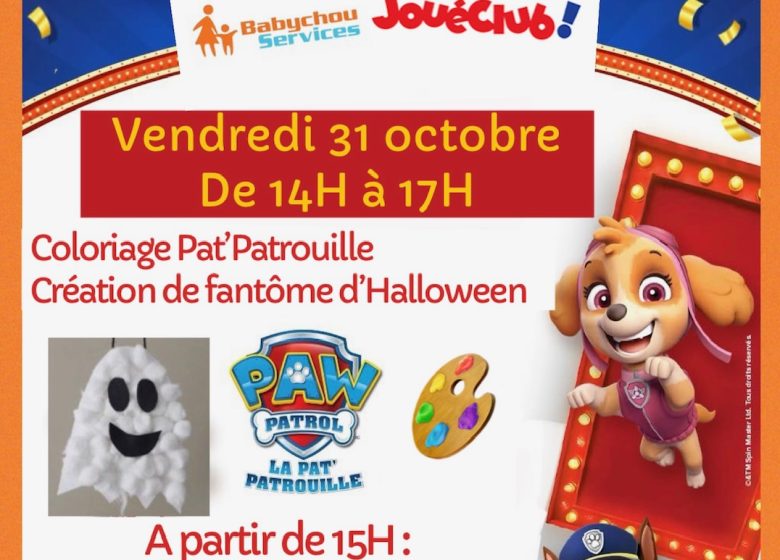 Maquillage et activité d’Halloween chez Joué Club