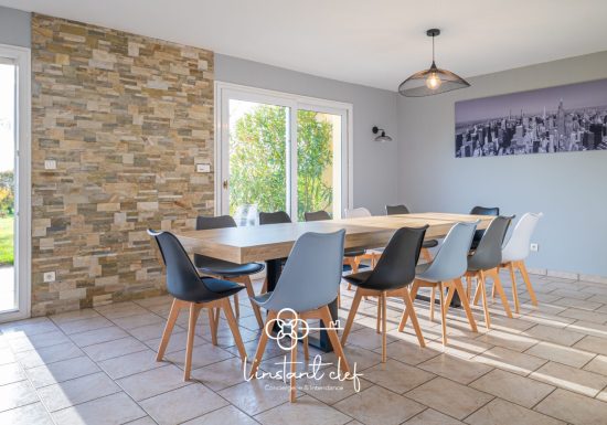 Cœur de Sarthe – Maison 20pers – Balnéo – BBQ