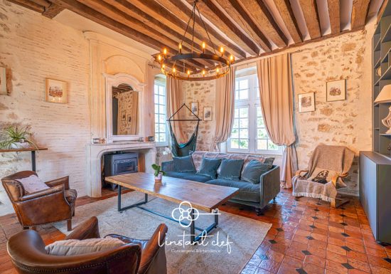 L’Instant Clef – Manoir d’Exception – Piscine & Baby pour 20 Pers.