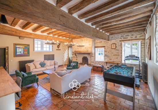 L’Instant Clef – Manoir d’Exception – Piscine & Baby pour 20 Pers.