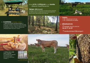 Visite de la Ferme “Les Roussets” en Calèche