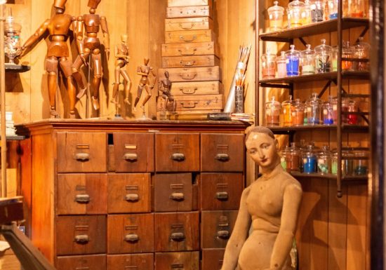 Musée de boutiques anciennes et cabinet de curiosités