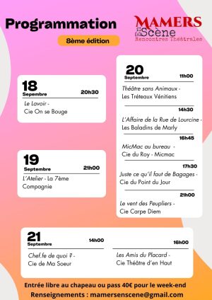 Festival de théâtre “Mamers en scène” – 8ème édition