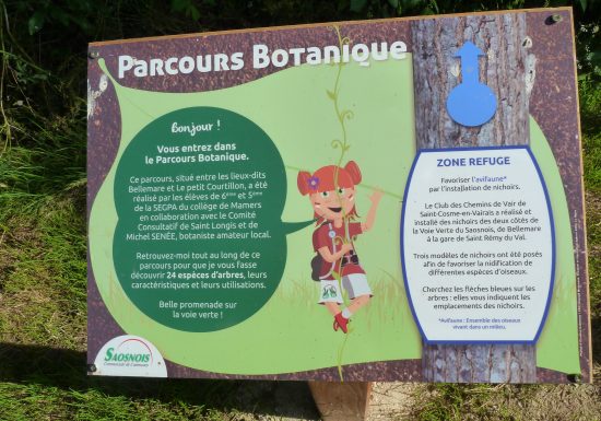PARCOURS BOTANIQUE SUR LA VOIE VERTE MAINE SAOSNOIS