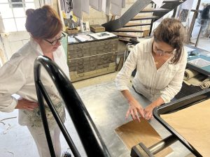 Stage de gravure et impression