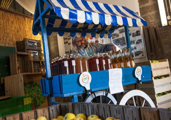 Aire de stationnement à la ferme des Quantières