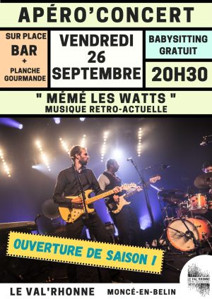 Ouverture de saison culturelle !