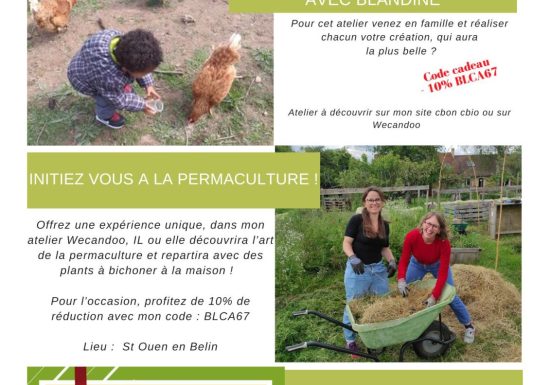 CBON CBIO – Ateliers Nature, Permaculture & Cosmétiques