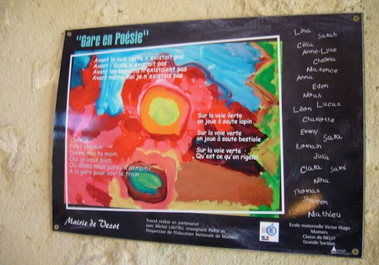 PARCOURS POESIE SUR LA VOIE VERTE DU SAOSNOIS