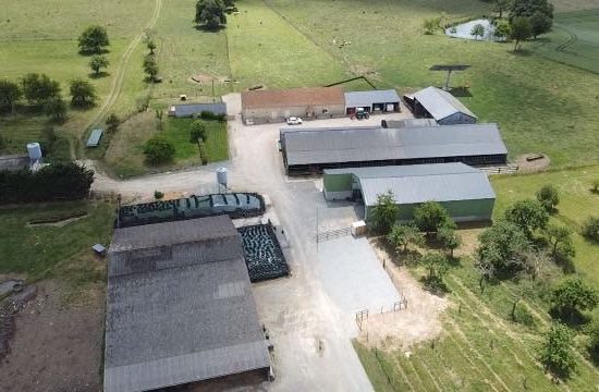 Aire de stationnement à la ferme