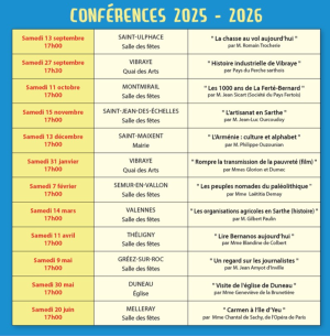 Conférence “L’artisanat en Sarthe”