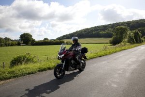 Balade à moto de la forêt de Bercé à la Ferté-Bernard